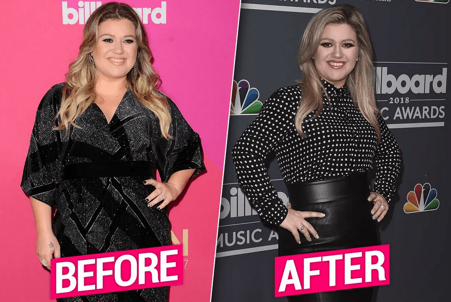 Kelly clarkson's weight loss